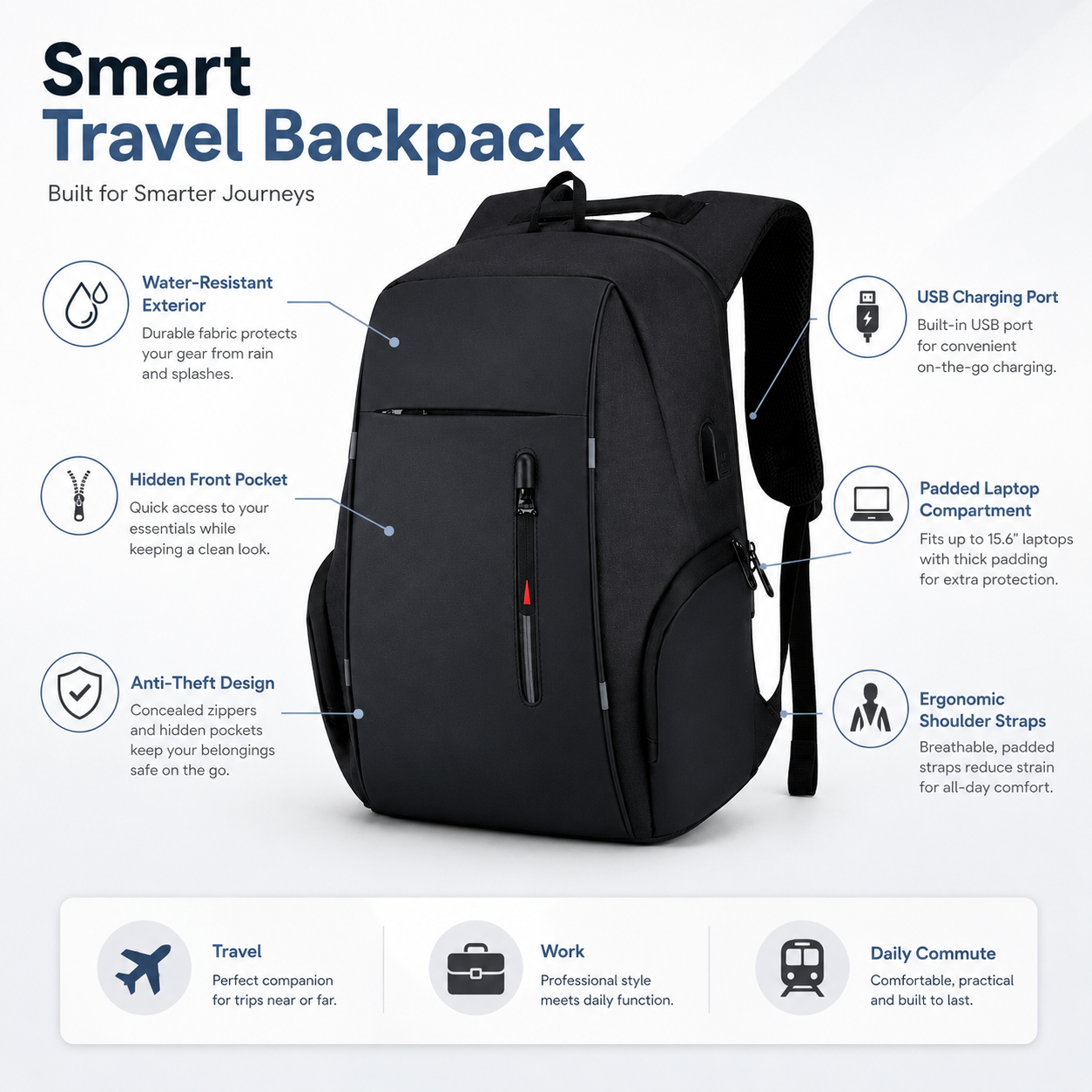 Anti-Theft Back Pack
