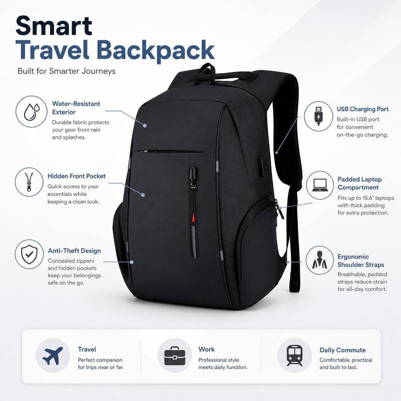 Anti-Theft Back Pack