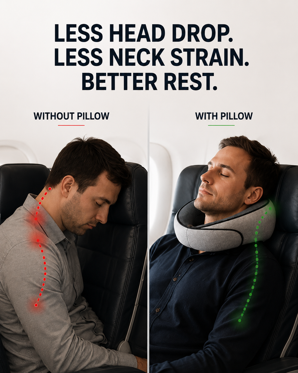 Wraparound Support That Keeps Your Head Comfortably Upright