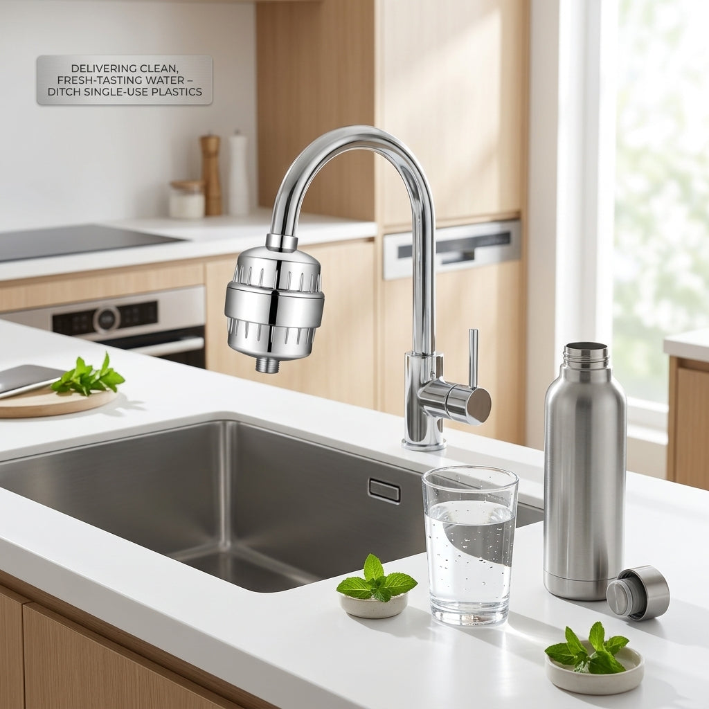 Water filter - clean filtered water with reusable bottle