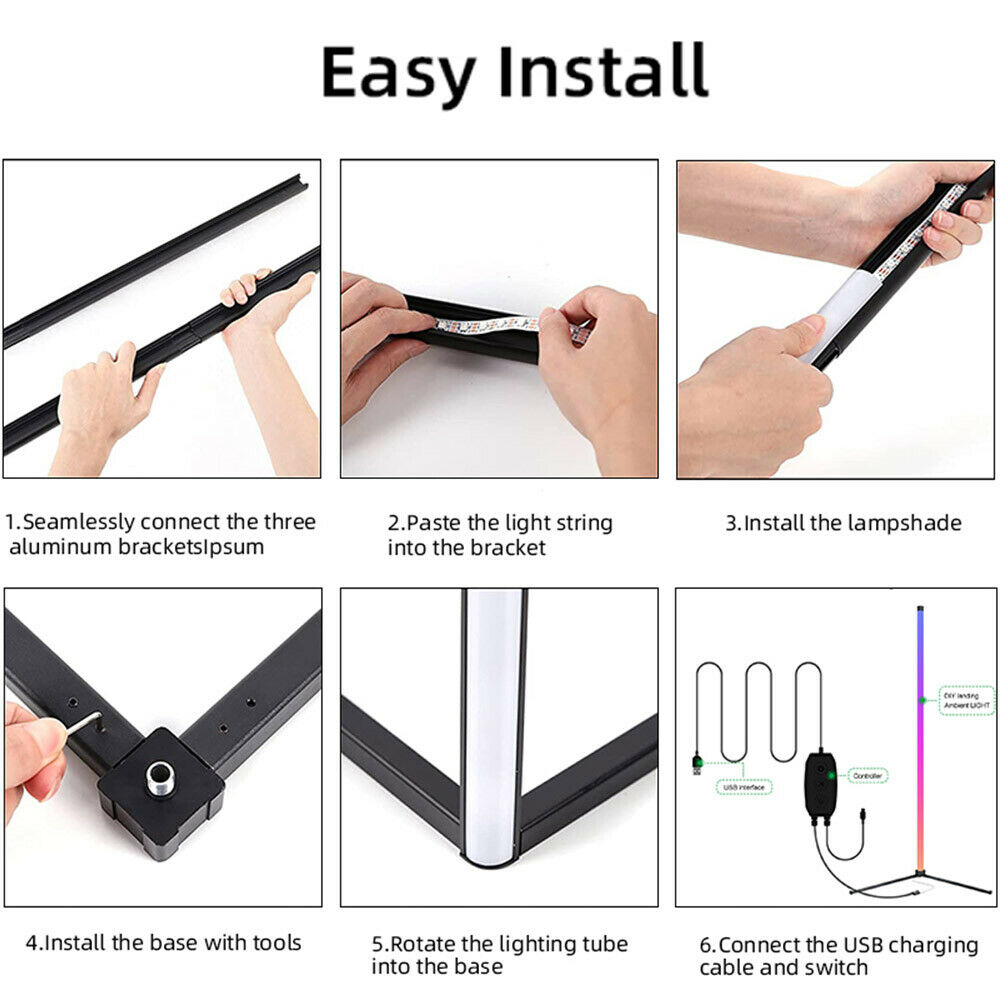 Modern LED Corner Lamp